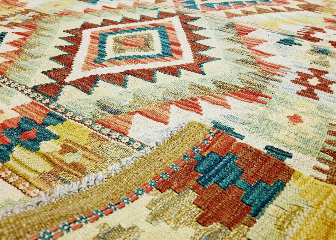 Vintage Afghan Maimana Kilim - 2'9" x 4'1"