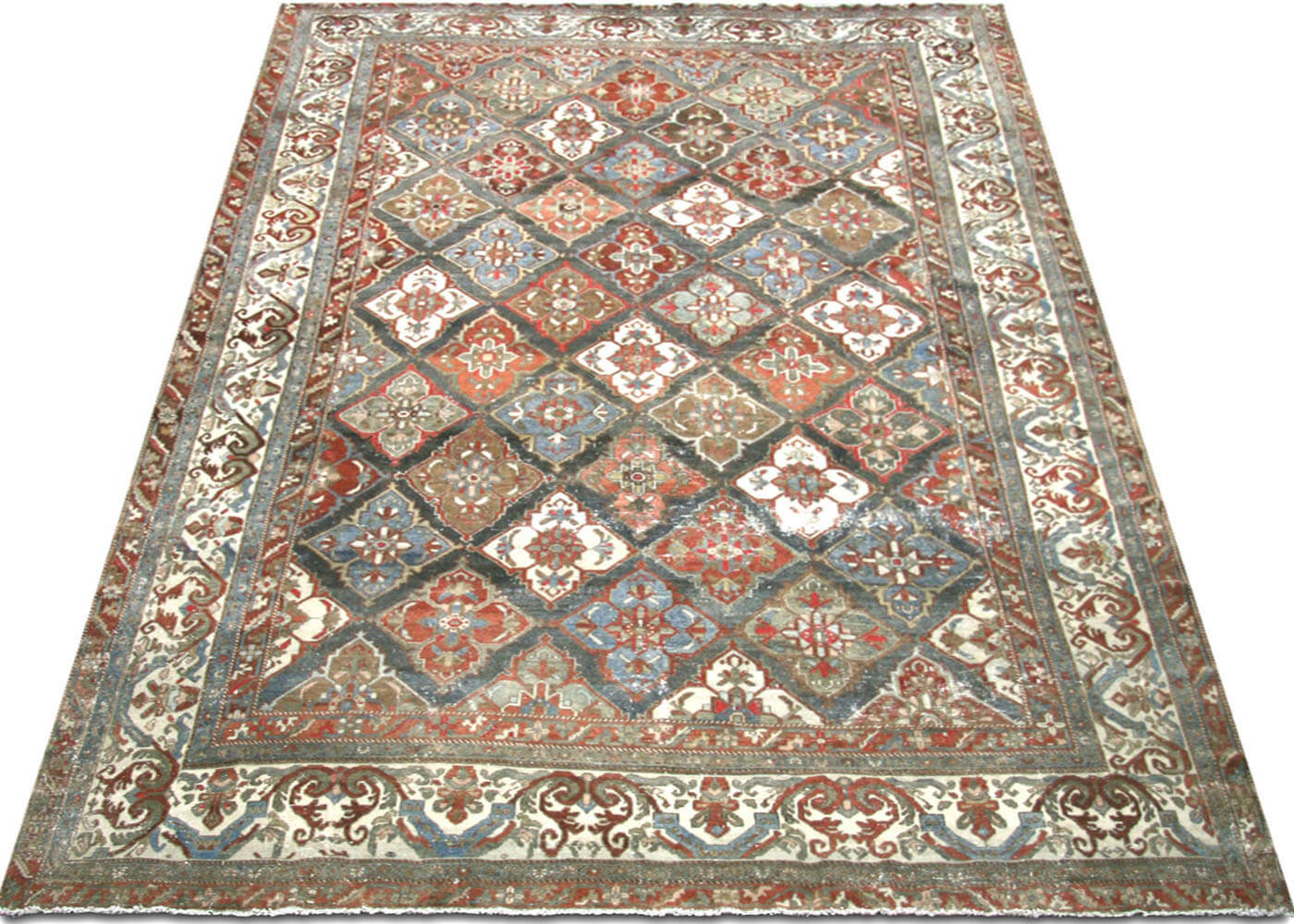 Semi Antique Persian Baktiari Rug - 12'3" x 16'3"