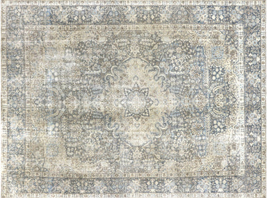 Semi Antique Persian Tabriz Carpet - 9'2" x 12'4"