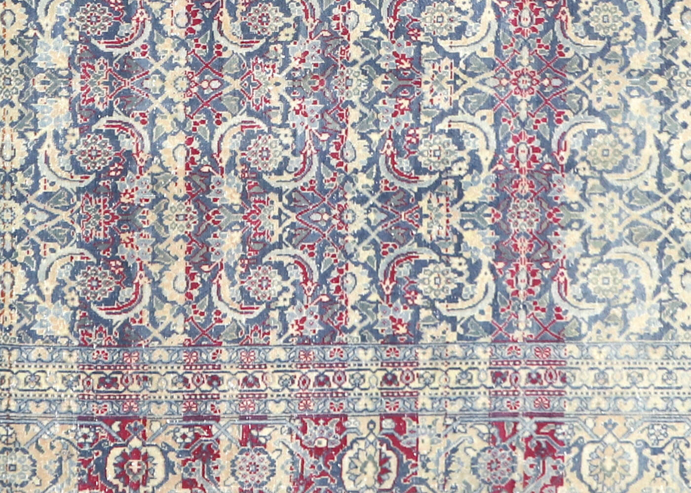 Semi Antique Persian Tabriz Rug - 8'11" x 12'5"