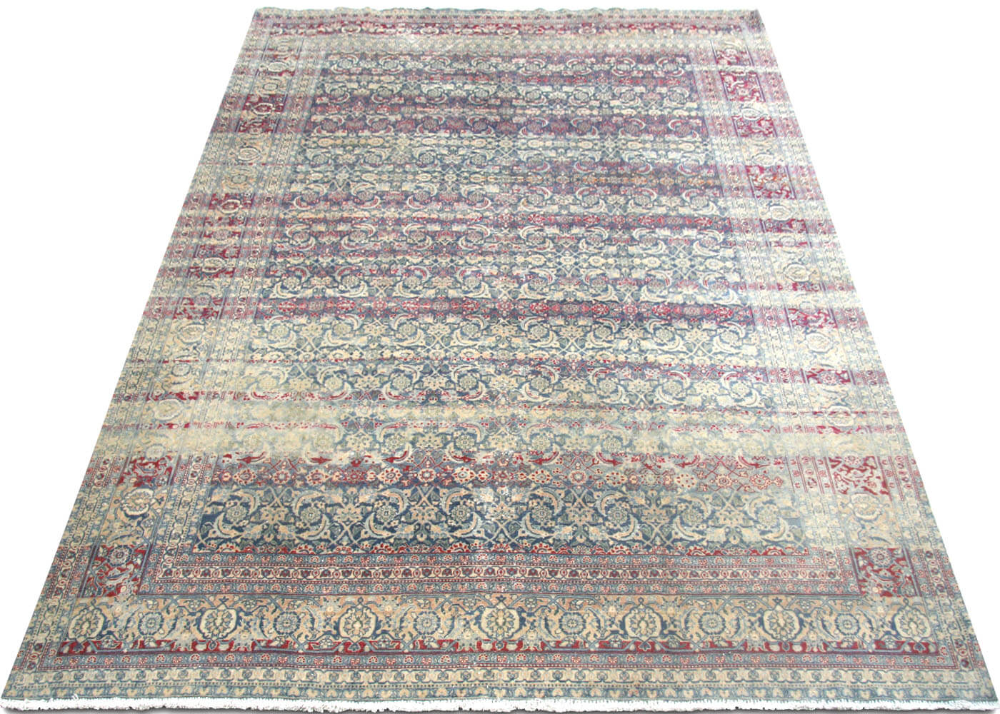 Semi Antique Persian Tabriz Rug - 8'11" x 12'5"