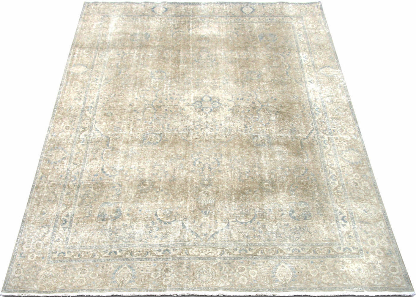 Semi Antique Persian Tabriz Rug - 8'7" x 11'11"