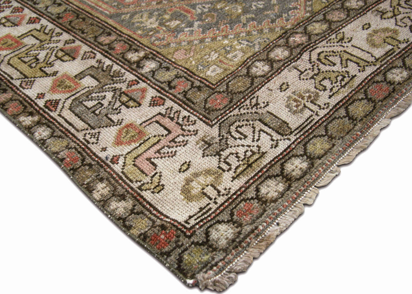 Semi Antique Persian Melayer Runner - 3'4" x 16'