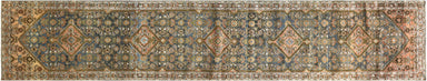Semi Antique Persian Melayer Runner - 3'1" x 15'11"