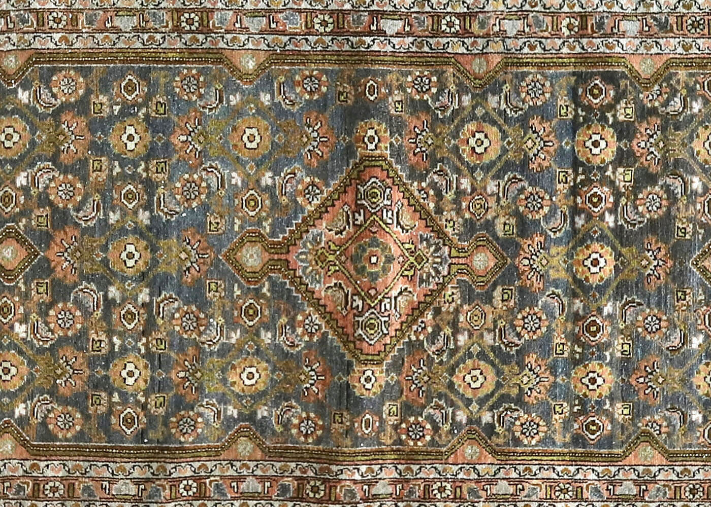 Antique Persian Melayer Runner - 3'1" x 15'11"