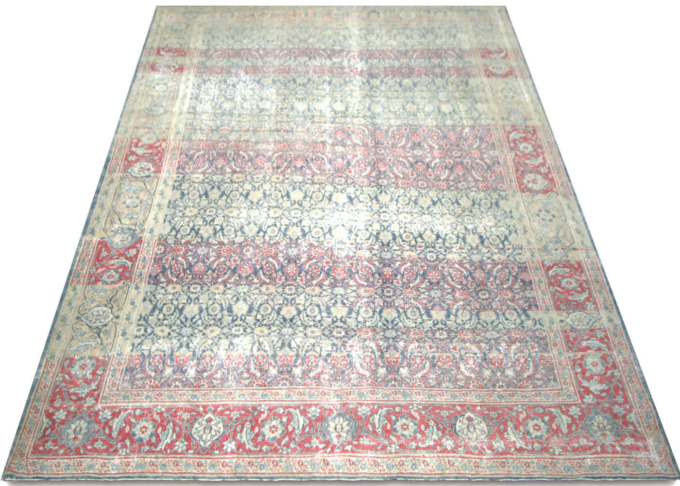 Semi Antique Persian Tabriz Rug - 9'2" x 12'3"