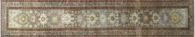 Semi Antique Persian Melayer Runner - 3'2" x 16'2"