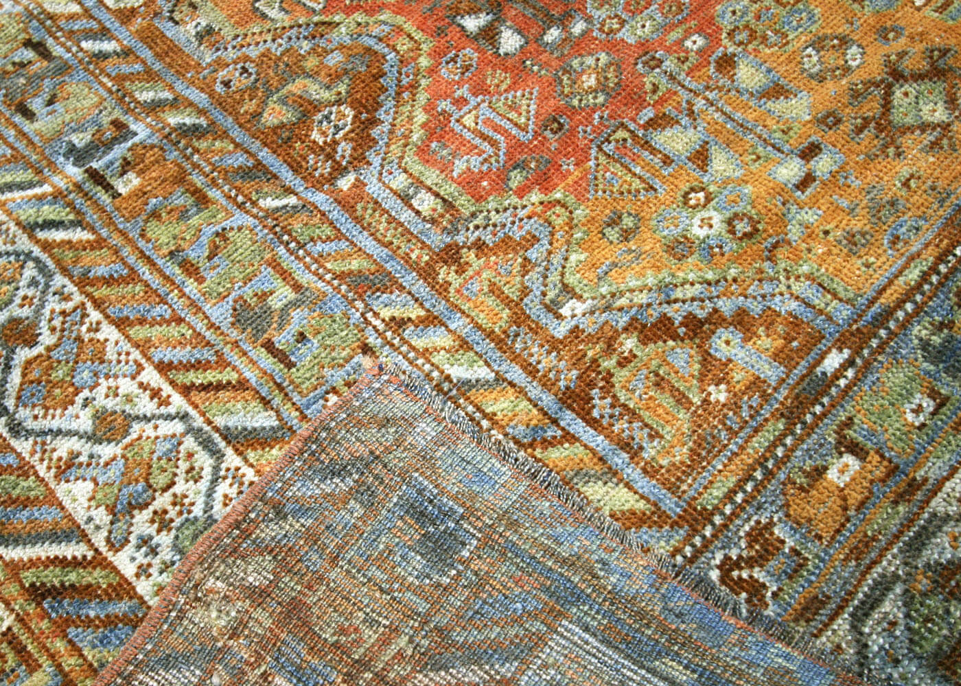 Semi Antique Persian Shiraz Rug - 6'6" x 9'9"