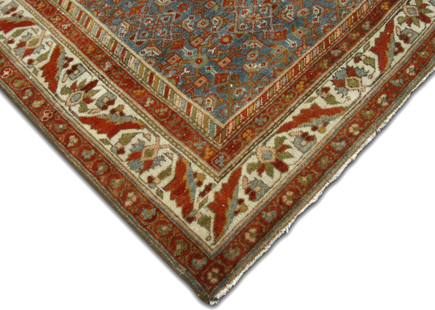 Semi Antique Persian Melayer Runner - 3'7" x 15'10"