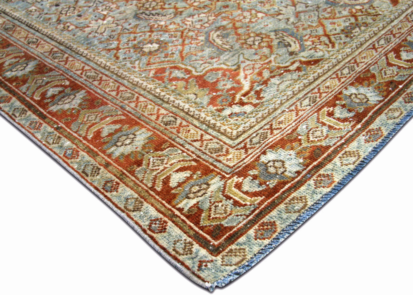 Semi Antique Persian Mahal Rug - 4'4" x 6'11"