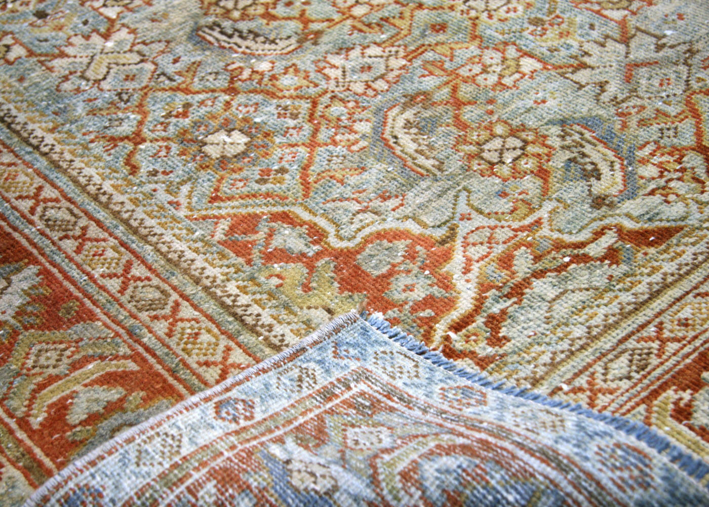 Semi Antique Persian Mahal Rug - 4'4" x 6'11"