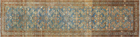 Semi Antique Persian Melayer Runner - 3'5" x 12'7"