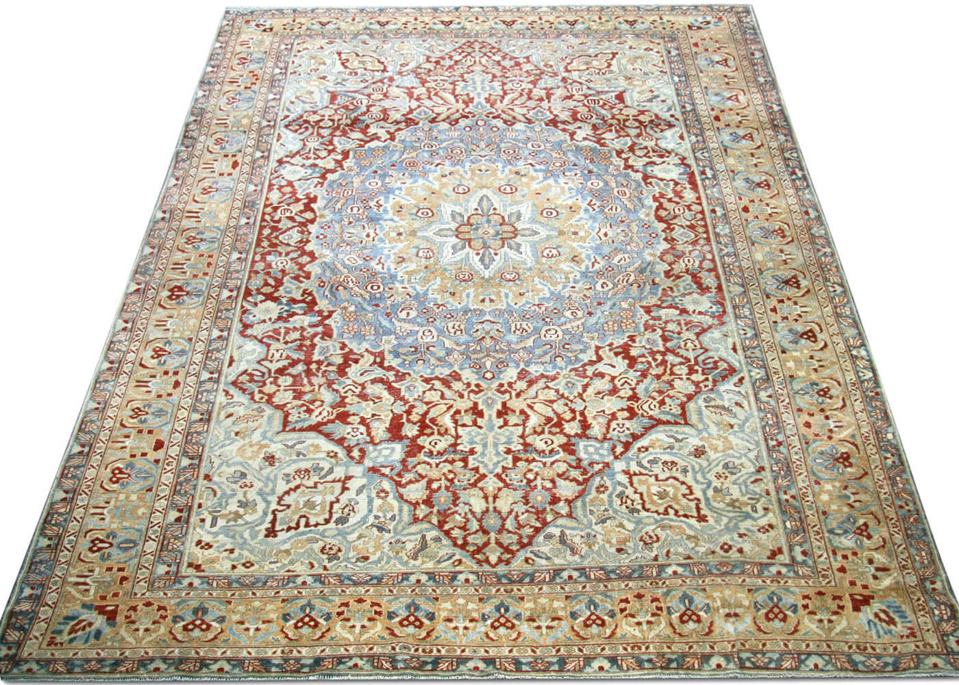 Semi Antique Persian Baktiari Rug - 11'9" x 16'7"