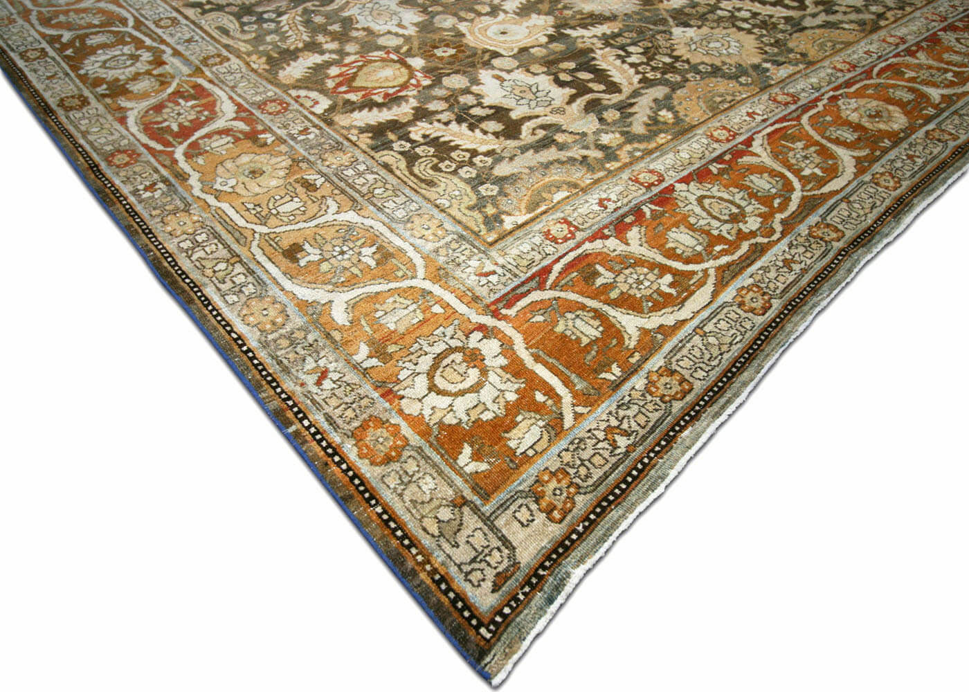 Semi Antique Persian Bidjar Rug - 8'10" x 12'6"