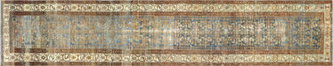 Semi Antique Persian Melayer Runner - 3'8" x 17'5"