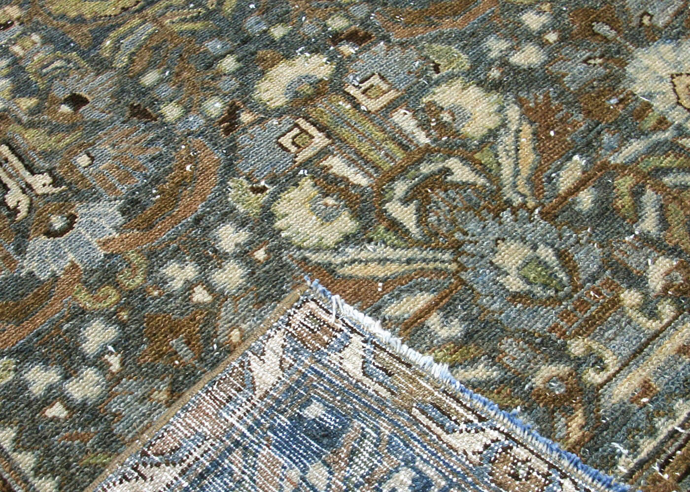 Semi Antique Persian Melayer Runner - 3'6" x 16'11"