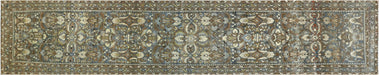Semi Antique Persian Melayer Runner - 3'6" x 16'11"