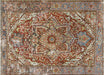 Semi Antique Persian Heriz Rug - 7'10" x 11'