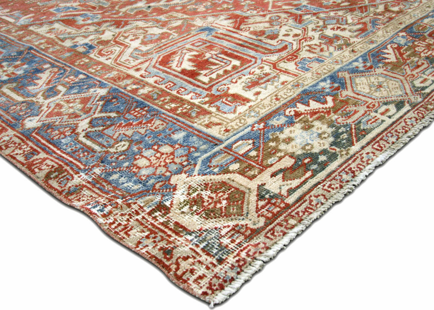 Semi Antique Persian Heriz Rug - 8'1" x 11'4"