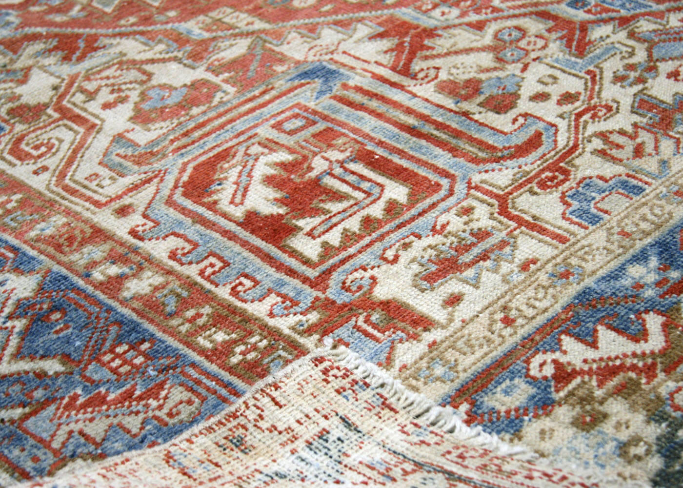 Semi Antique Persian Heriz Rug - 8'1" x 11'4"