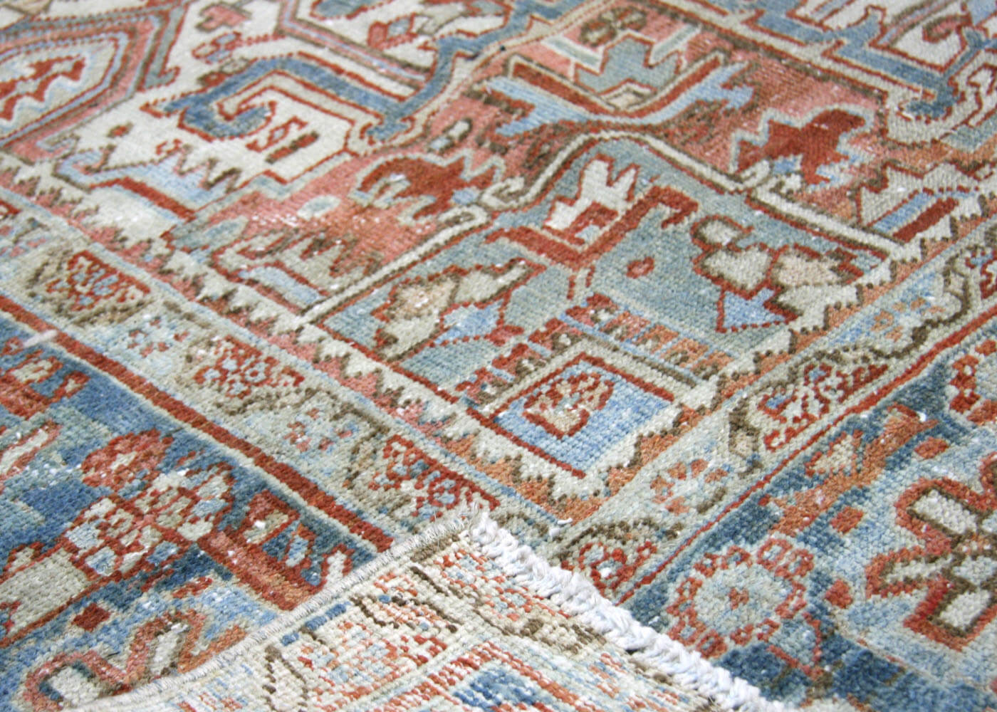 Semi Antique Persian Heriz Rug - 9'3" x 11'