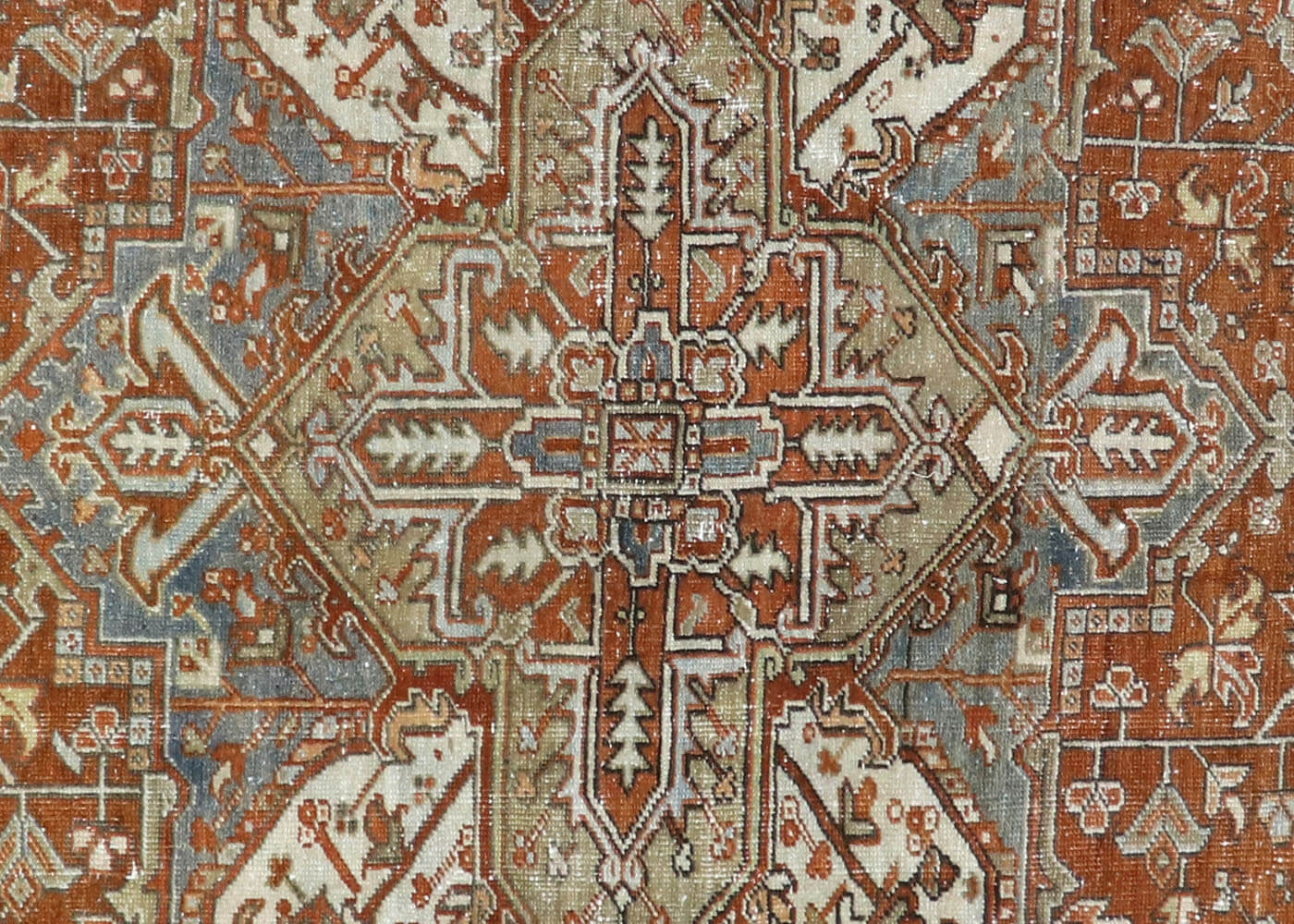 Semi Antique Persian Heriz Rug - 8'3" x 11'6"