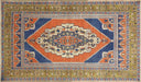 Vintage Turkish Oushak Rug - 3'9" x 6'4"