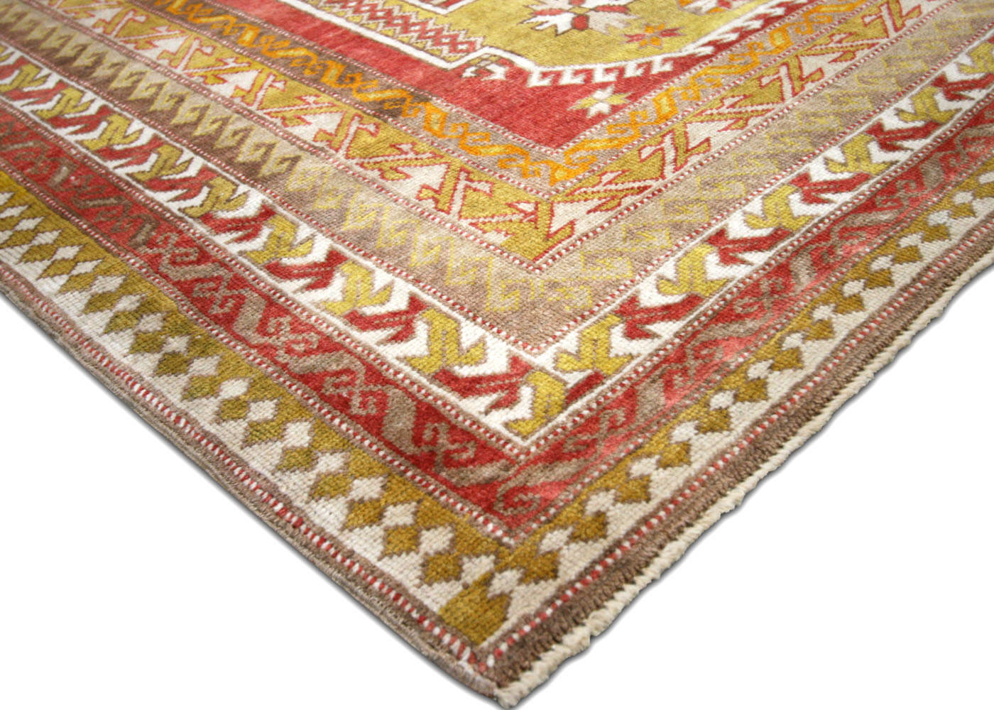 Vintage Turkish Oushak Rug - 5' x 7'6"
