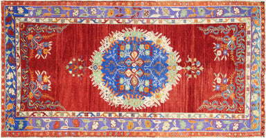 Vintage Turkish Oushak Rug - 3'1" x 5'10"