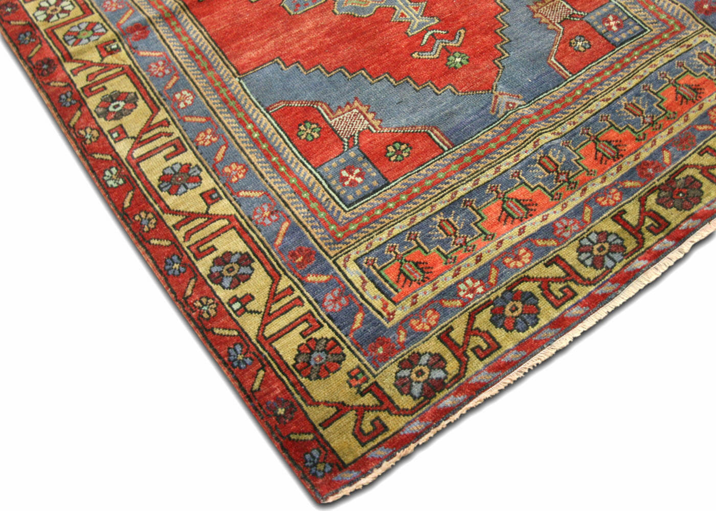 Vintage Turkish Oushak Runner - 3'10" x 10'1"