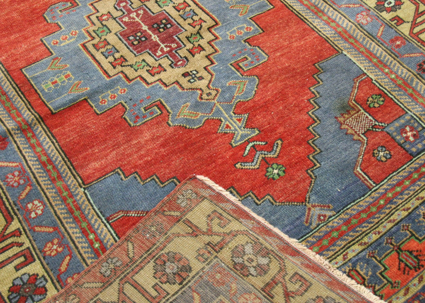 Vintage Turkish Oushak Runner - 3'10" x 10'1"