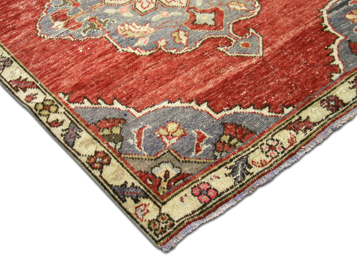 Vintage Turkish Oushak Runner - 3'10" x 10'8"