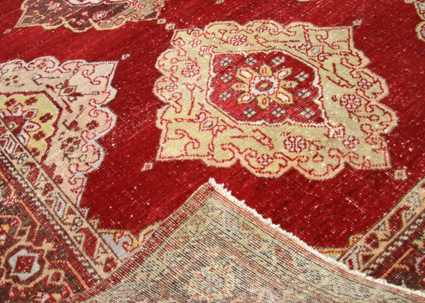 Vintage Turkish Oushak Rug - 4'11" x 13'5"