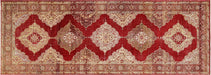 Vintage Turkish Oushak Rug - 4'11" x 13'5"