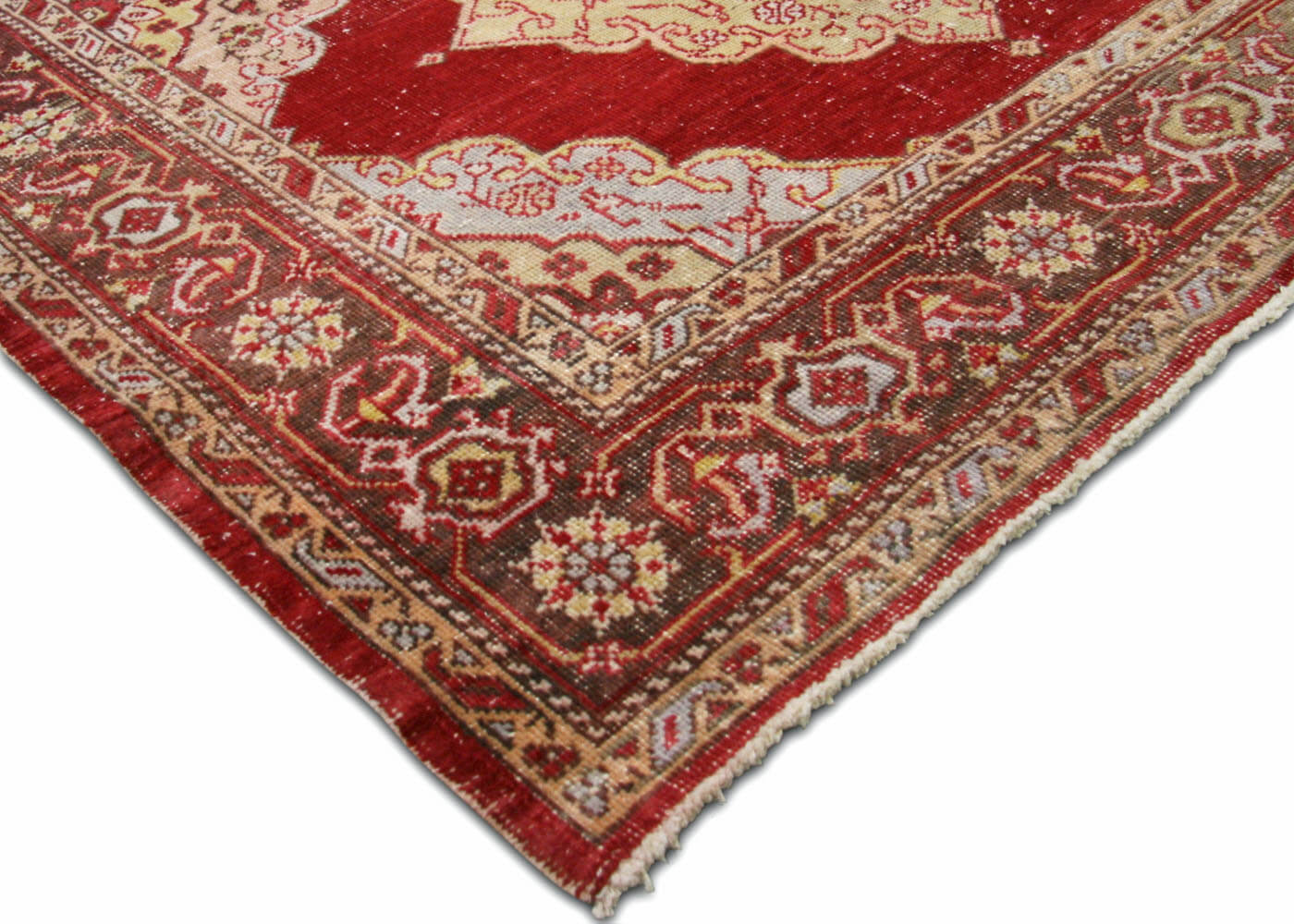 Vintage Turkish Oushak Rug - 4'11" x 13'3"