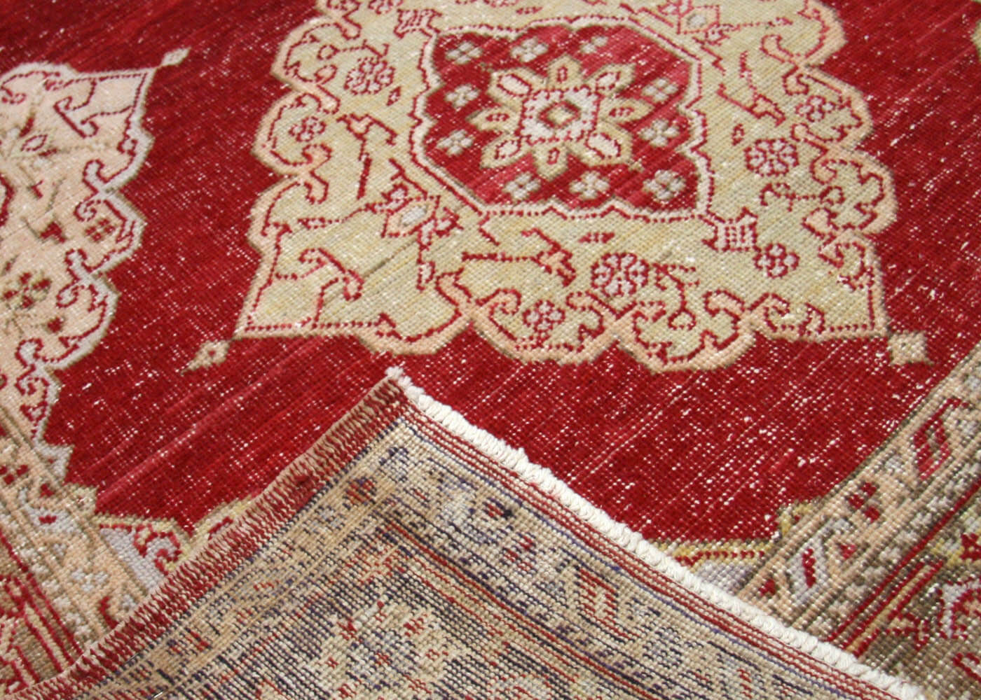 Vintage Turkish Oushak Rug - 4'11" x 13'3"