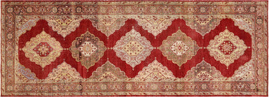 Vintage Turkish Oushak Carpet - 4'11" x 13'3"