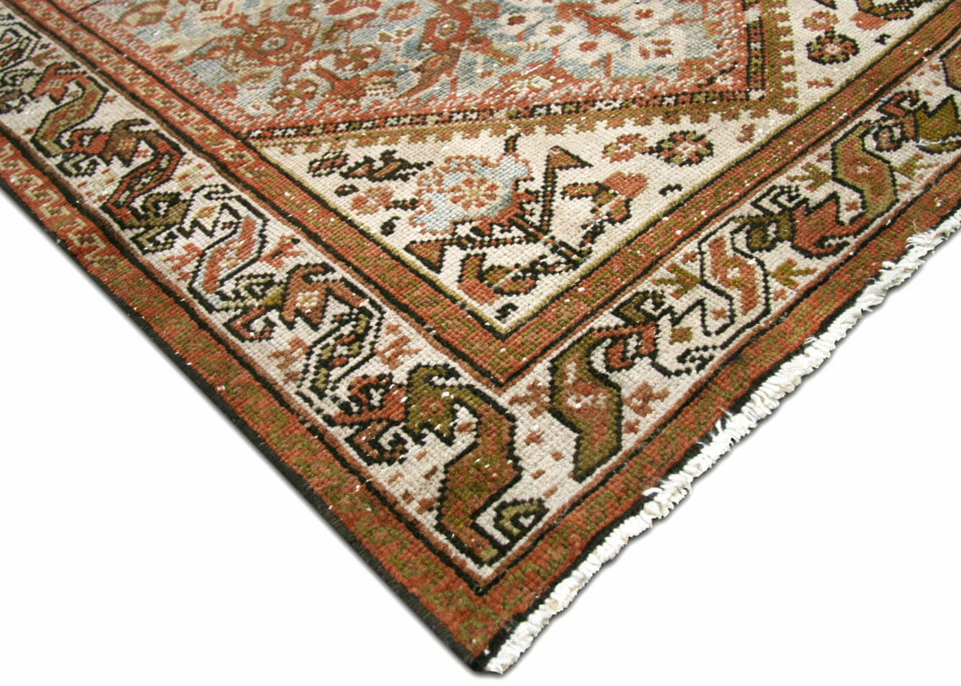 Semi Antique Persian Melayer Runner - 3'1" x 13'2"