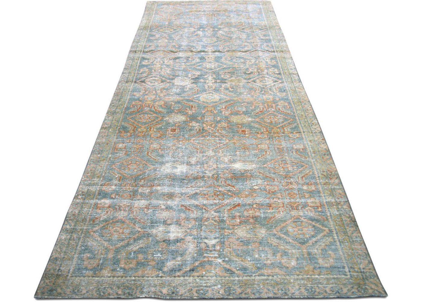 Semi Antique Persian Melayer Runner - 3'6" x 9'9"