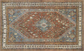 Semi Antique Persian Shiraz Rug - 5'2" x 8'4"