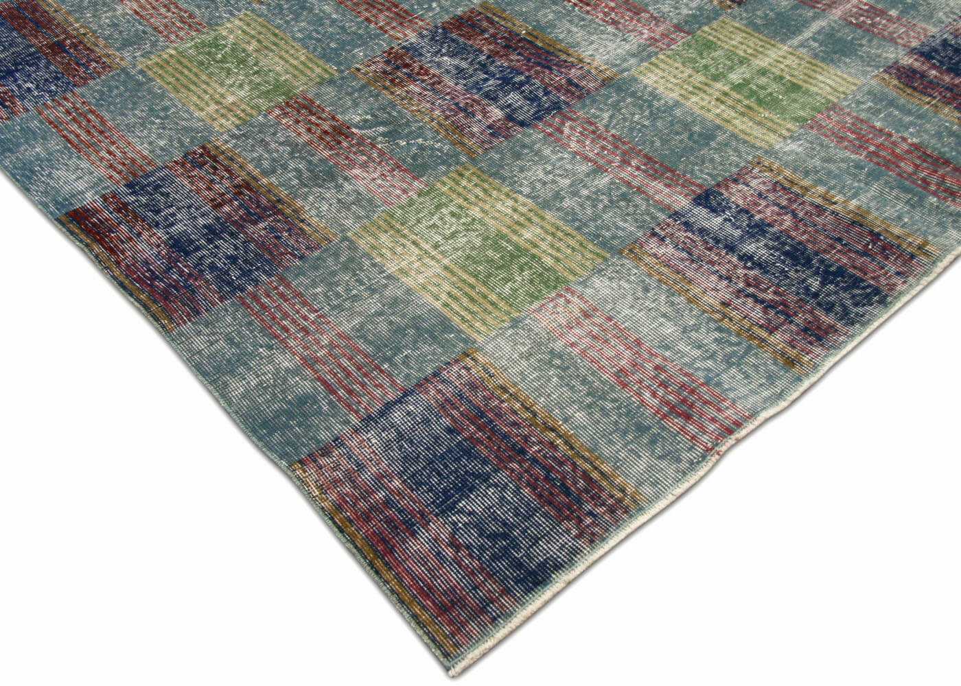 Vintage Turkish Mid-Century-Modern Rug - 6'1" x 9'11"