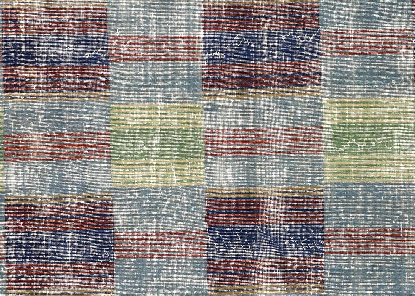 Vintage Turkish Mid-Century-Modern Rug - 6'1" x 9'11"