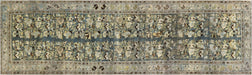 Semi Antique Persian Melayer Runner - 3'10" x 12'7"