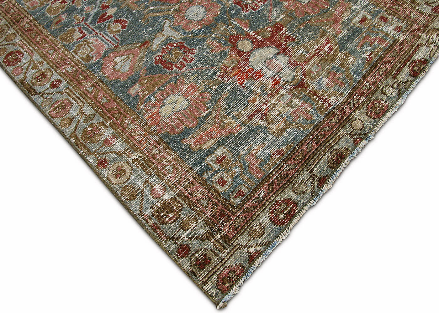 Semi Antique Persian Melayer Runner - 2'5" x 16'4"