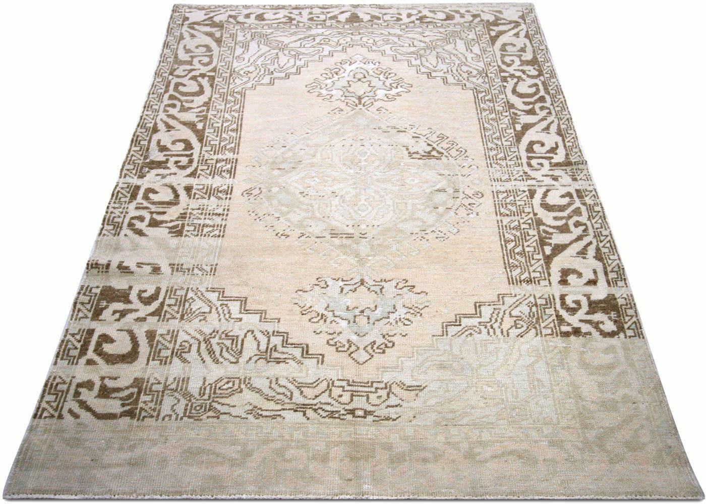 Semi Antique Persian Tabriz Rug - 5'1" x 7'10"