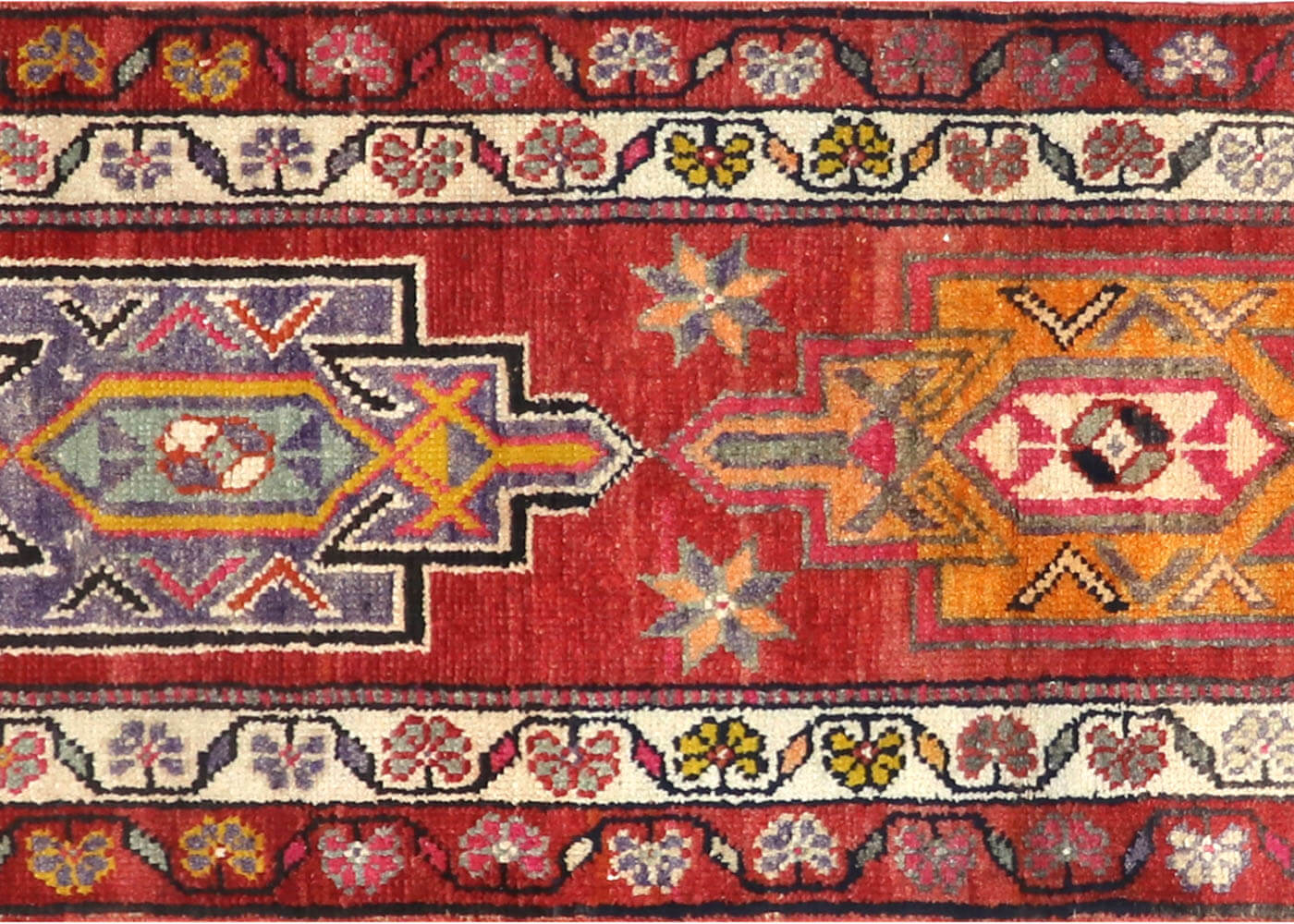 Vintage Turkish Oushak Runner - 2'8" x 13'9"