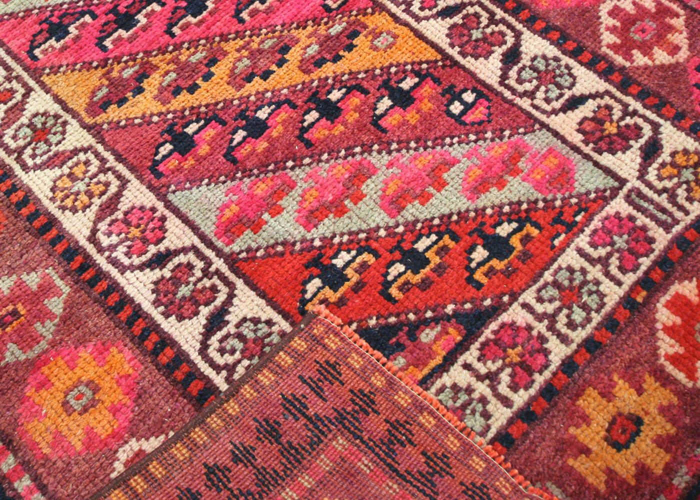 Vintage Turkish Oushak Runner - 3'3" x 13'7"