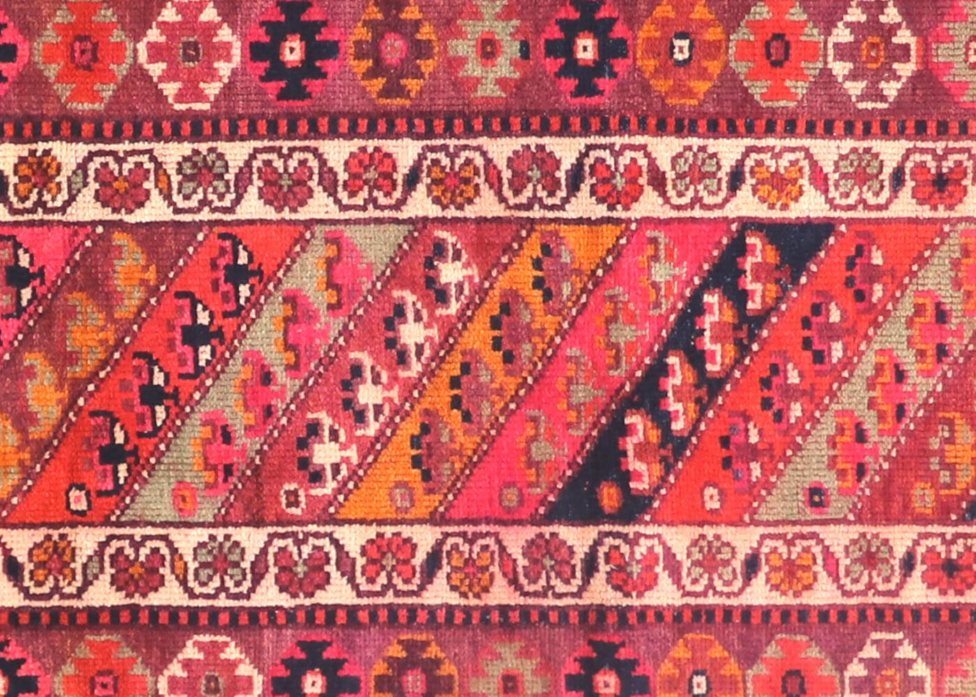 Vintage Turkish Oushak Runner - 3'3" x 13'7"