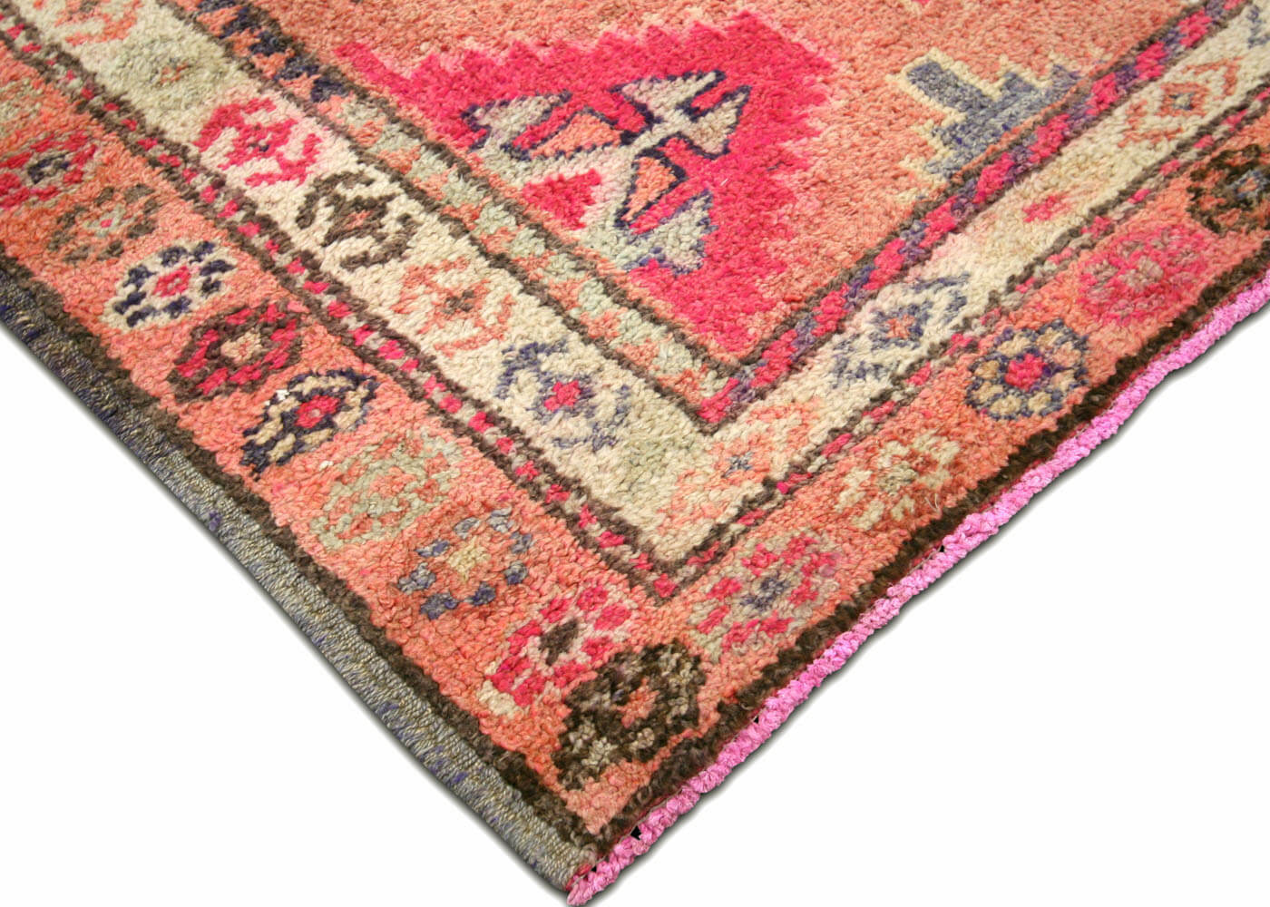 Vintage Turkish Oushak Runner - 2'10" x 12'4"