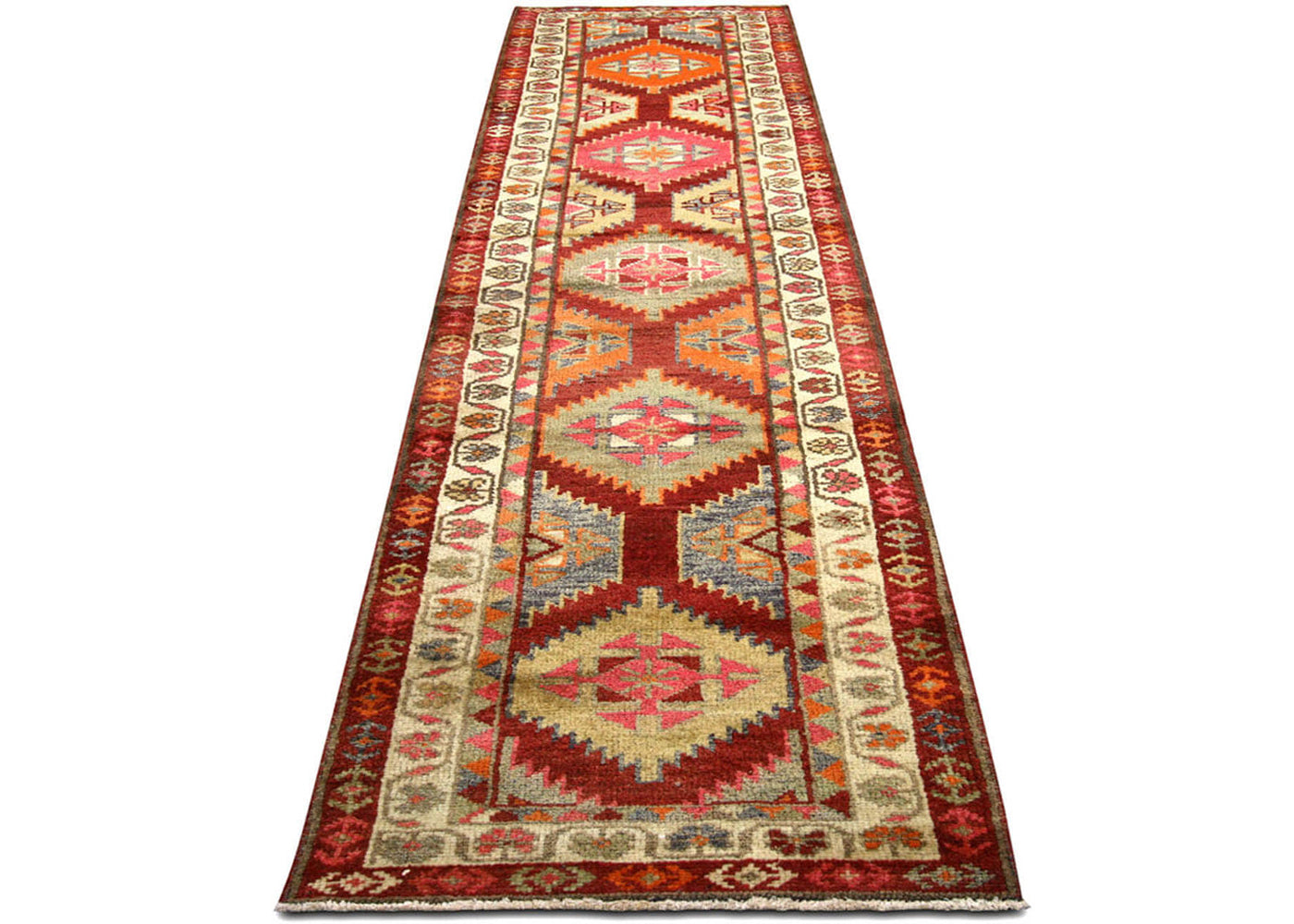 Vintage Turkish Oushak Runner - 2'9" x 11'3"